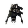 Ballstretcher parachute en cuir BDSM – réglable avec anneaux pour poids