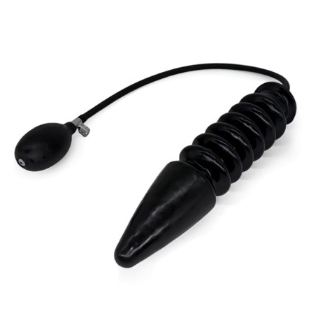 Gode anal gonflable à soufflet en silicone – longueur variable pour dilatation intense