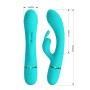 Vibrateur Rabbit Silicone Scocco Pretty Love