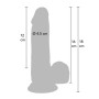 Dildo Réaliste Chair Ventouse 20x4,5cm