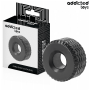 Cockring Extensible Extra Épais Noir 3cm