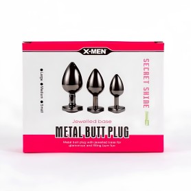 Coffret Plug Anal Diamant Coeur Secret Shine
