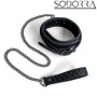 Collier et Laisse en Cuir Vegan Sodorra