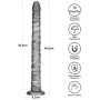 Long Gode Pénis Vibrant Vibrax Slider Lovetoy 41x4,4cm