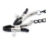 Bâillon Anneau avec Pince Tétons Fetish Black