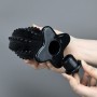 Plug Tunnel Anal Cactus avec Bouchon Noir