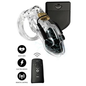 Cage de Chasteté Électro Pénis Gear