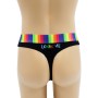 String Noir à Ceinture Rainbow pour Homme