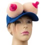 Casquette Humoristique Bleue avec Seins
