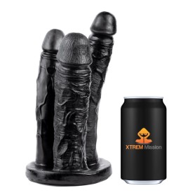 Triple Gode XXL Réaliste Range AT3 22x9,3cm