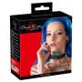 Collier Bijou Simili Cuir Noir Bad Kitty