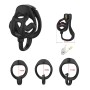 Cage de Chasteté Plastique Extra Courte Noire