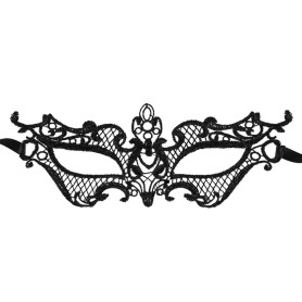 Masque en Dentelle Noir Céleste