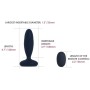 Plug Anal Vibrateur Télécommandé Jordan Svakom 14x3,2cm