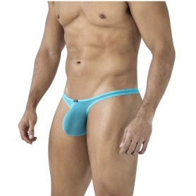 String Homme Sexy Mesh Turquoise Glow