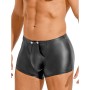 Boxer Homme Effet Cuir Ouvrable Devant