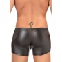 Boxer Homme Effet Cuir Ouvrable Devant