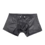 Boxer Homme Effet Cuir Ouvrable Devant