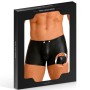 Boxer Homme Effet Cuir Ouvrable Devant