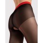 Collants Ouverts Couture Rouge FireLight Sensual