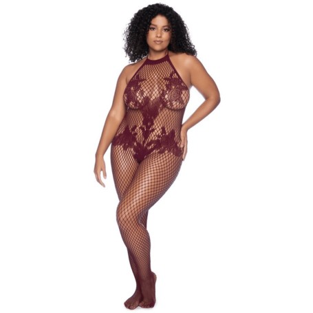 Combinaison Résille Cerise Grande Taille Mapalé