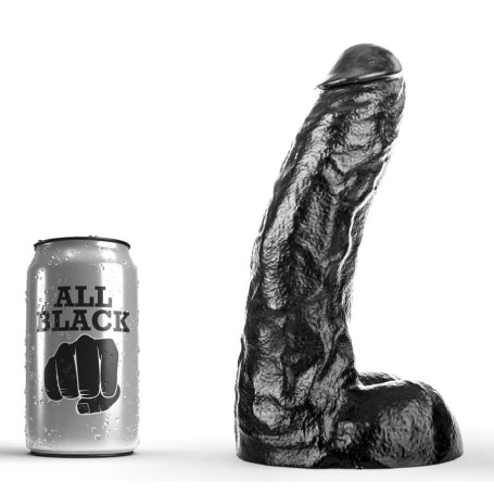 Gode XXL Réaliste All Black AB67 27x6,5cm