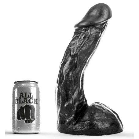 Dildo XXL AB66 All Black 30x6cm