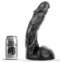 Dildo XXL AB66 All Black 30x6cm