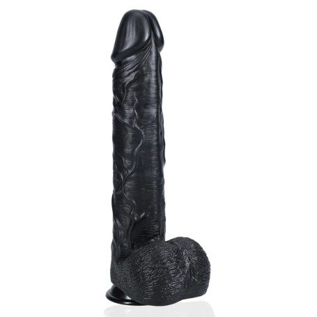 Gode XXL Extra Long Real Rock Noir 38x7,5cm