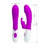 Vibromasseur Rabbit Naughty Bunny Silicone