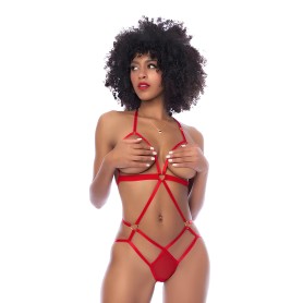 Body Harnais Rouge Ultra Sexy Mapalé