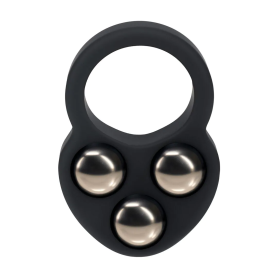 Cockring Silicone Lourd Lesté Triple Ball 190g