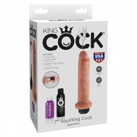 Dildo Ejaculateur Squirting 7" King Cock
