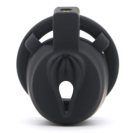 Cage de Chasteté Plastique Sissy Noir 4x4,5cm