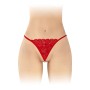 String Rouge avec Perles Stimulantes Venusina