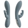 Vibromasseur Rabbit Silicone Velina Bleu