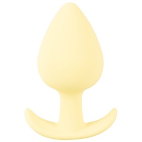 Mini Plug Anal Jaune Débutant Cuties 6,5x3,1cm