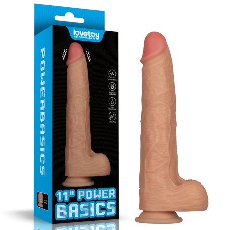 Dildo XXL Ventouse Vibrant Basics Lovetoy 28x5,5cm