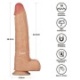 Dildo XXL Ventouse Vibrant Basics Lovetoy 28x5,5cm
