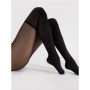 Collants Imitation Bas Opaques Noirs Miguela Fiore