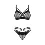 Ensemble Lingerie Noire Obsessive Dominna