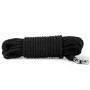 Corde de Bondage Noire Rebellion Lovetoy 10m