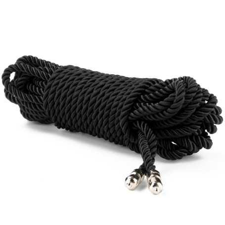 Corde de Bondage Noire Rebellion Lovetoy 10m