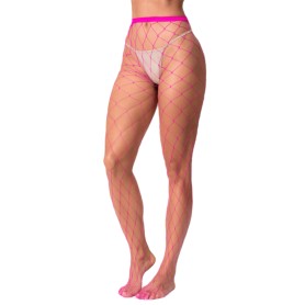 Collant Large Maille Rose Mapalé