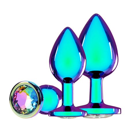 Coffret Plugs Anaux Diamant Set Multicolore Ouch