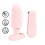 Plug Anal Vibrant Télécommandé Rose Velvet Loveline 10x3,3cm