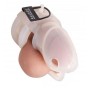 Cage de chasteté Silicone Blanche Birdlocked
