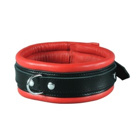 Collier BDSM en Cuir Rouge Kiotos