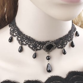 Collier Ras-de-Cou Dentelle Olivia