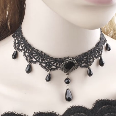 Collier Ras-de-Cou Dentelle Olivia